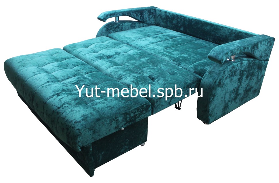 Диван-кровать " Аккордеон-1 " 1400*1900 зеленый блисс