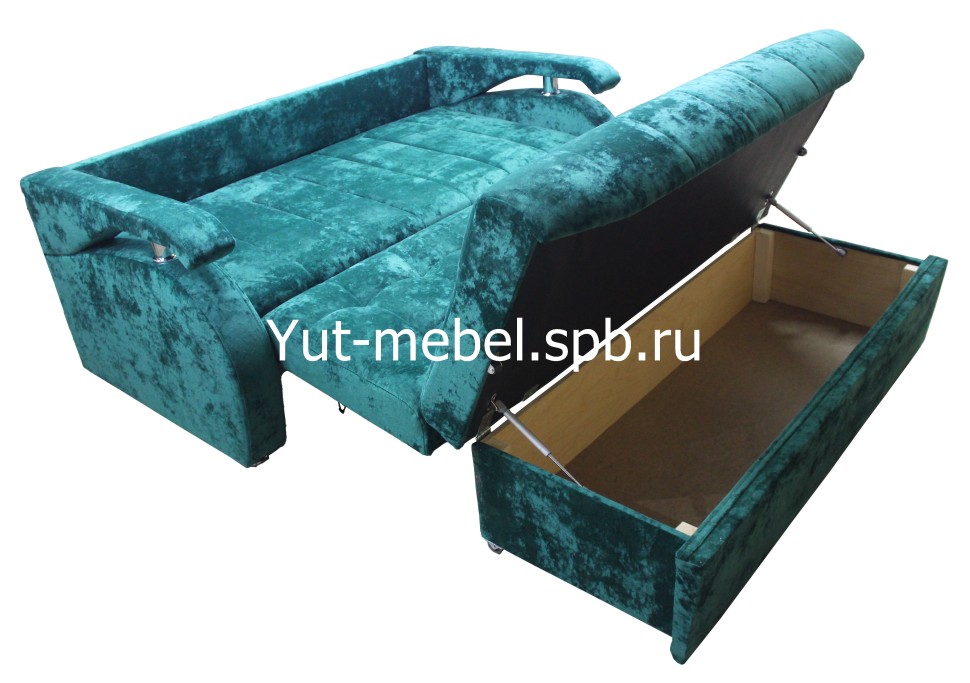 Диван-кровать " Аккордеон-1 " 1400*1900 зеленый блисс