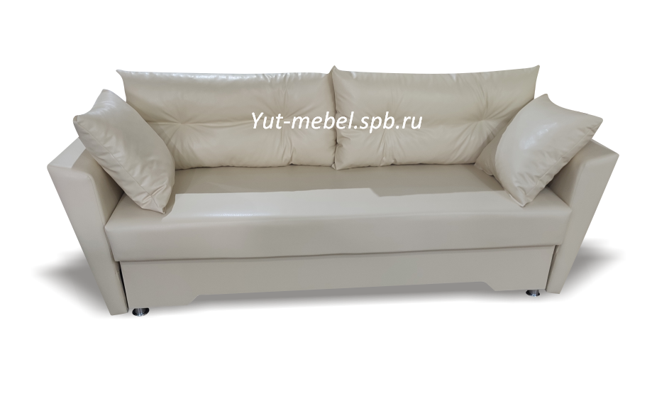 Еврософа  " Амстердам "  белая кожа