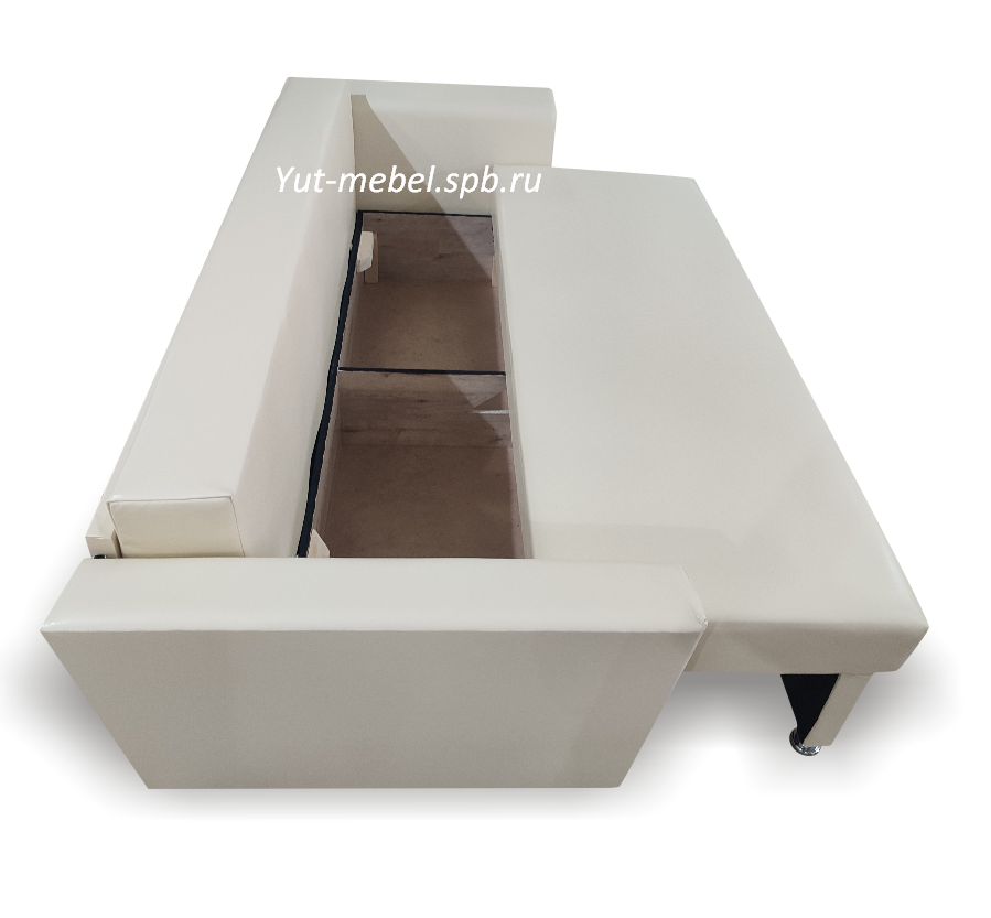 Еврософа  " Амстердам "  белая кожа